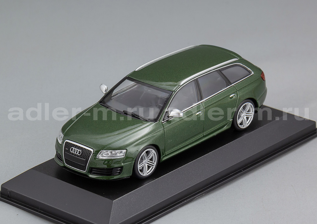 MINICHAMPS (MAXICHAMPS) 1:43 Audi RS 6 Avant - 2007 (green met) 940017210