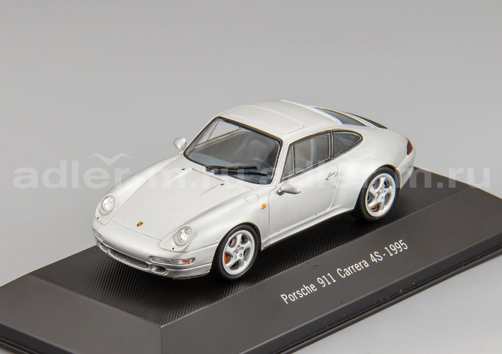 IXO (ATLAS) 1:43 Porsche 911 Carrera 4S 1995 (silver) ATLAS-4009