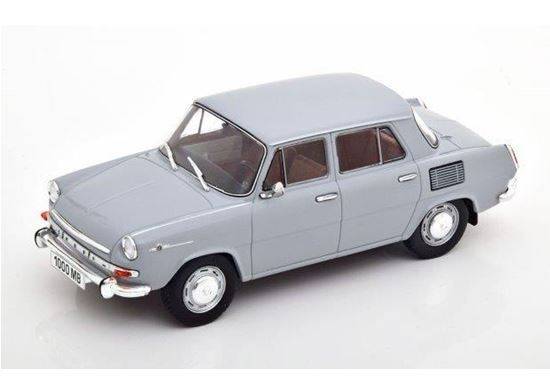 WHITE BOX 1:24 Skoda 1000 MB - 1965 (light grey) WB124097