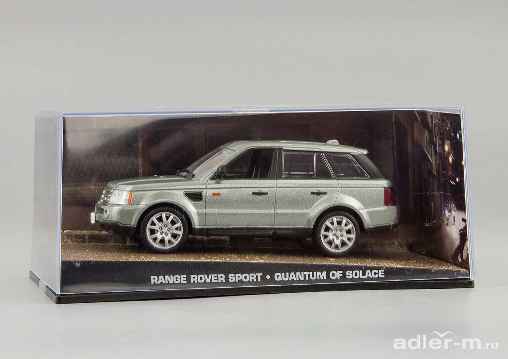 IXO (ALTAYA) 1:43 Range Rover Sport из к.ф. "Quantum Of Solace" 2008 (silver) JB-3-79