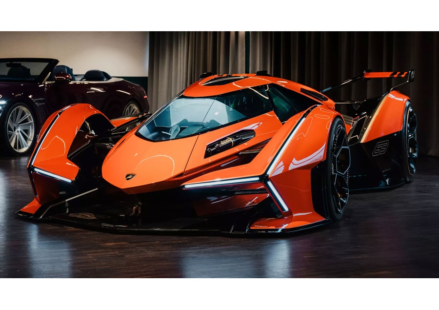 LOOKSMART 1:43 Lamborghini V12 Vision Gran Turismo (Arancio Egon) LS515B