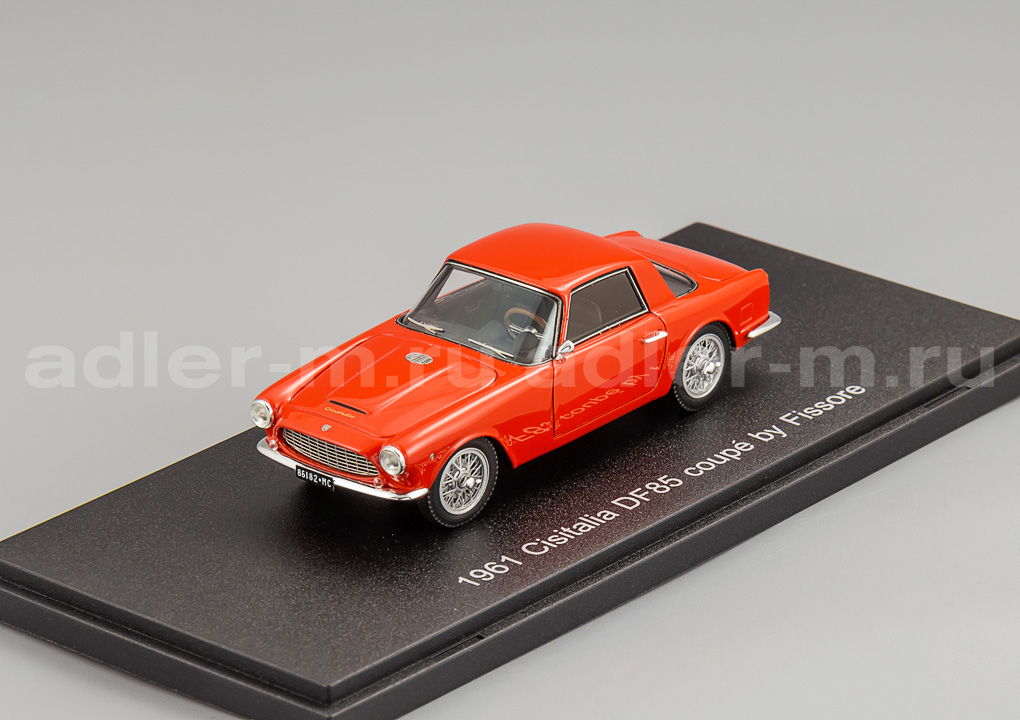 ESVAL MODELS 1:43 Cisitalia DF85 Купе by Fissore - 1961 (red) EMEU43042A
