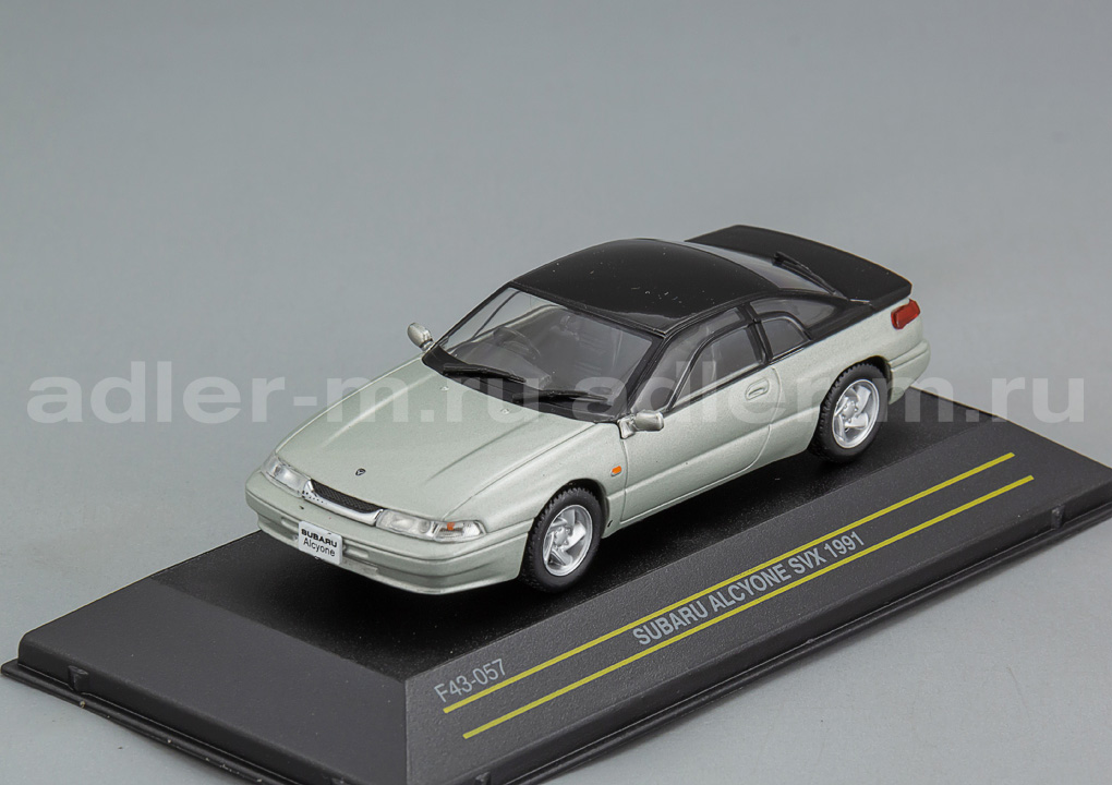 FIRST 43 1:43 Subaru Alcyone SVX - 1991 (silver/black) F43-057