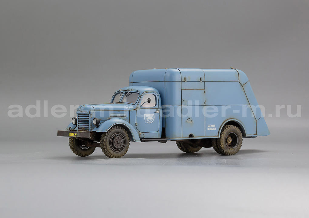 САРЛАБ 1:43 Автомобиль для уборки мусора МС-2 на шасси 150, 1950г. (одноцветный, со следами экспл.) SL-234-1