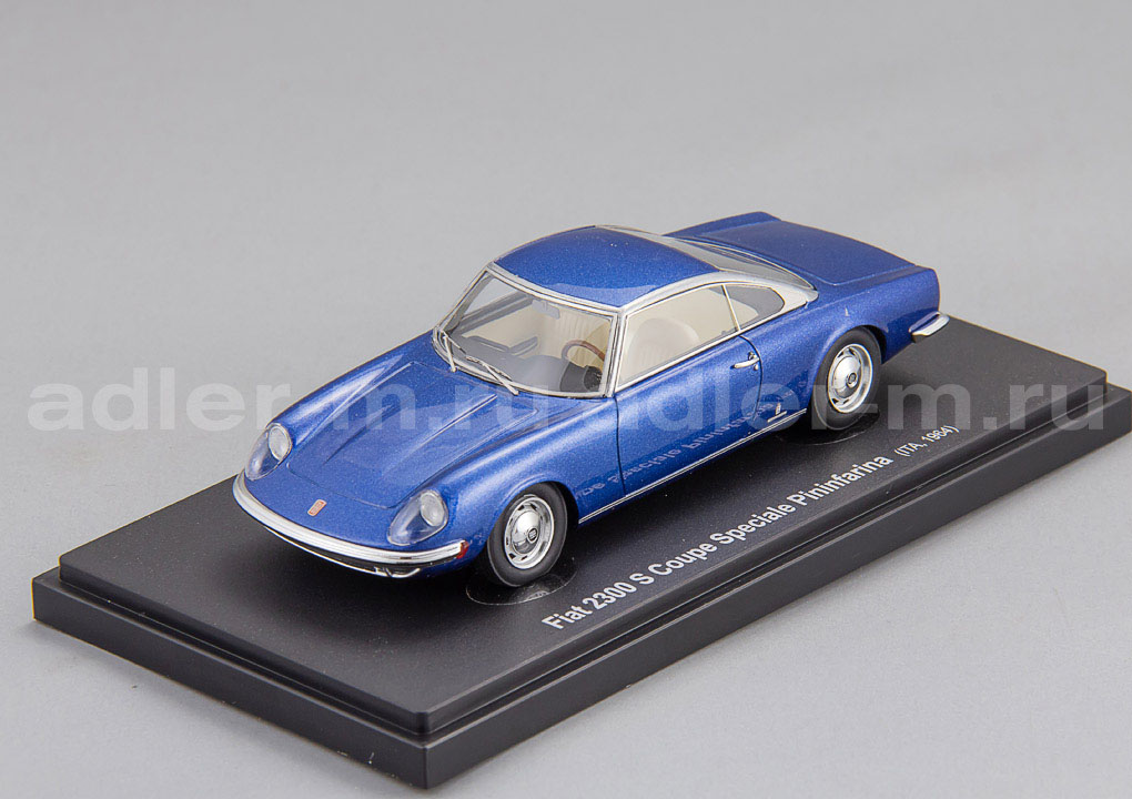 AUTOCULT 1:43 Fiat 2300 S Coupé Speciale Pininfarina (1964) (blue-metallic) ATC60091