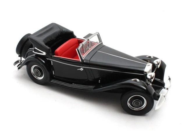 CULT SCALE MODELS 1:18 Mercedes-Benz 290A Кабриолет - 1936 (black) CML180-1