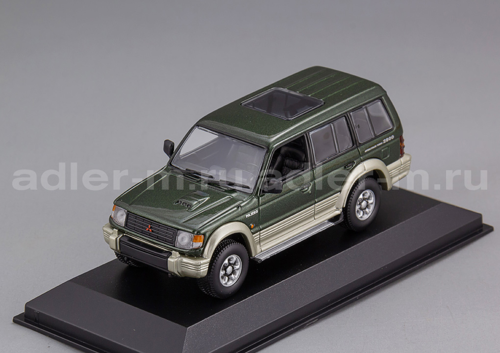 MINICHAMPS (MAXICHAMPS) 1:43 Mitsubishi Pajero LWB - 1991 (green met) 940163471