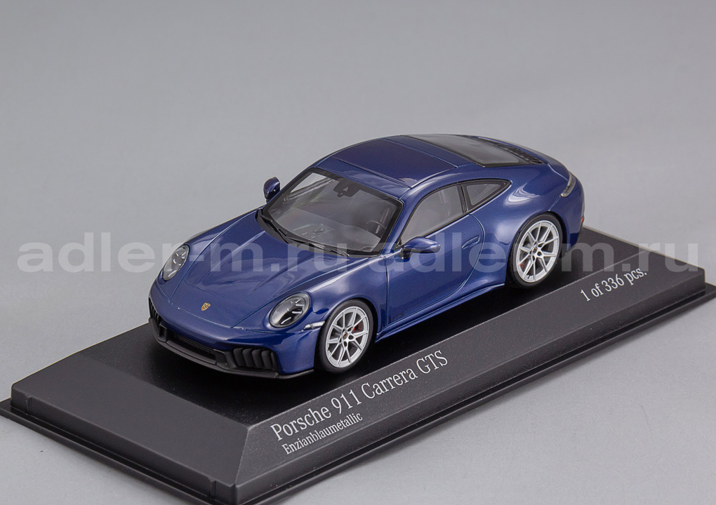 MINICHAMPS 1:43 Porsche 911 (992.2) Carrera GTS - 2024 (blue met) 410064121