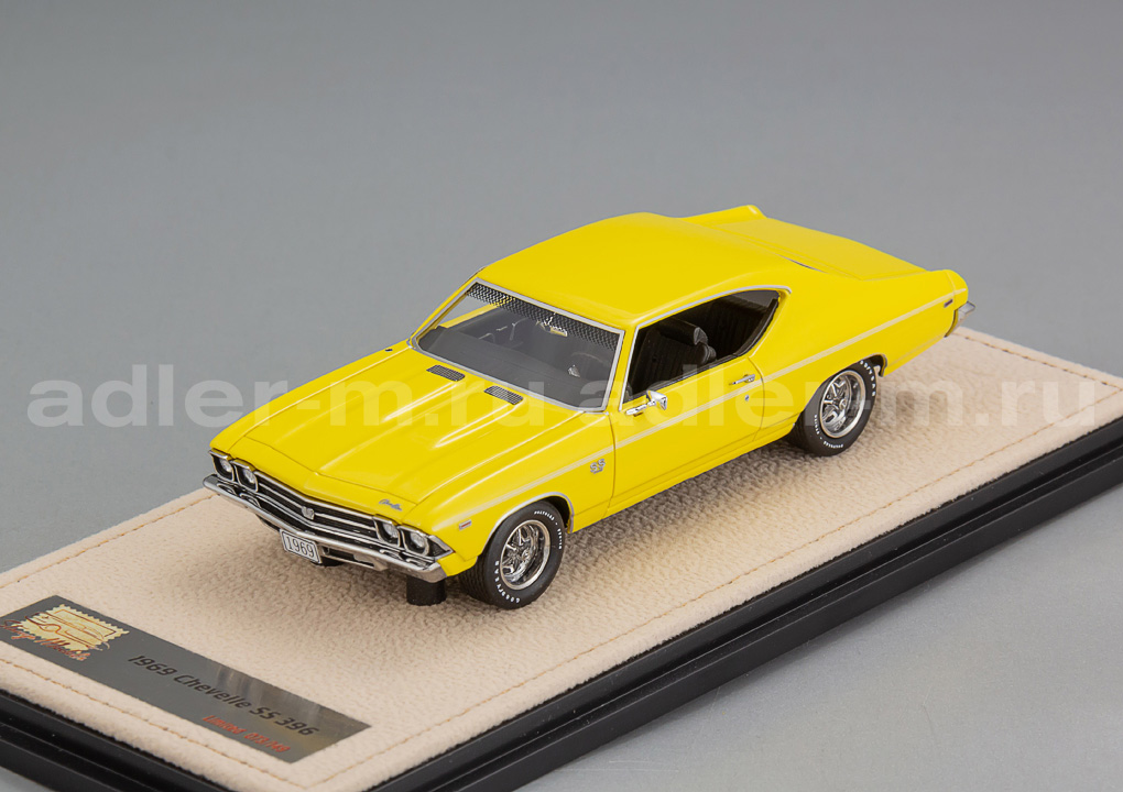 GLM + STAMP MODELS 1:43 Chevrolet Chevelle SS 396 - 1969 (yellow) STM692002