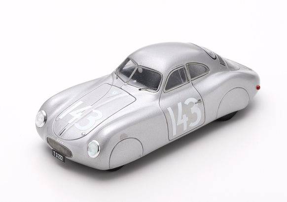 BIZARRE 1:43 Porsche 64 #143 Internationale Österreichische Alpenfahrt 1949 Otto Mathé B1056