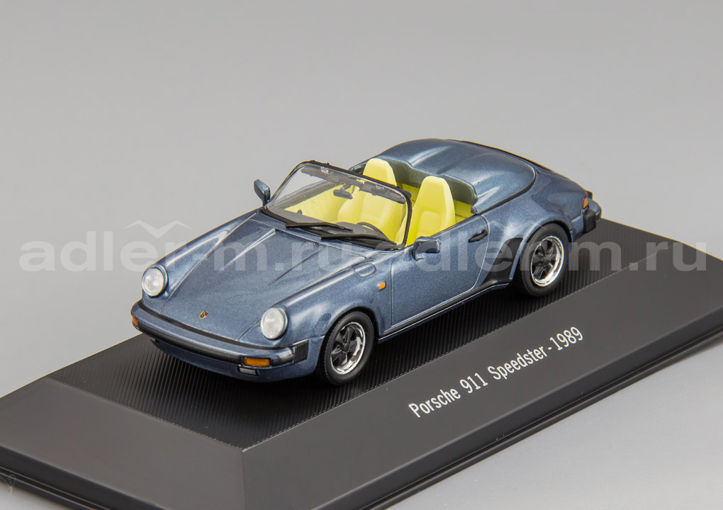 IXO (ATLAS) 1:43 Porsche 911 Speedster 1989 (blue) ATLAS-4015