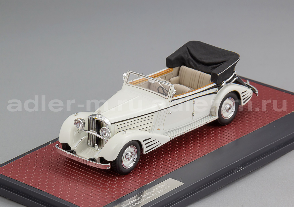 MATRIX 1:43 Maybach Zeppelin DS8 Spohn Кабриолет - 1934 (white) MX41301-012