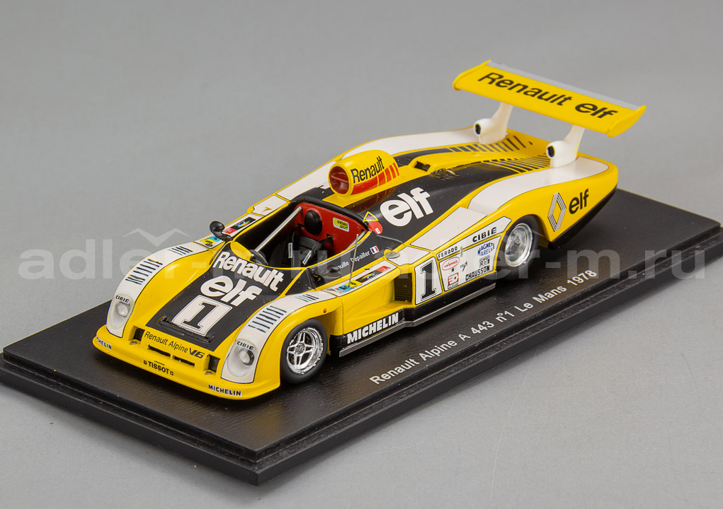 SPARK 1:43 Renault-Alpine A 443 #1 LM 1978 P. Depailler - J.P Jabouille S1552