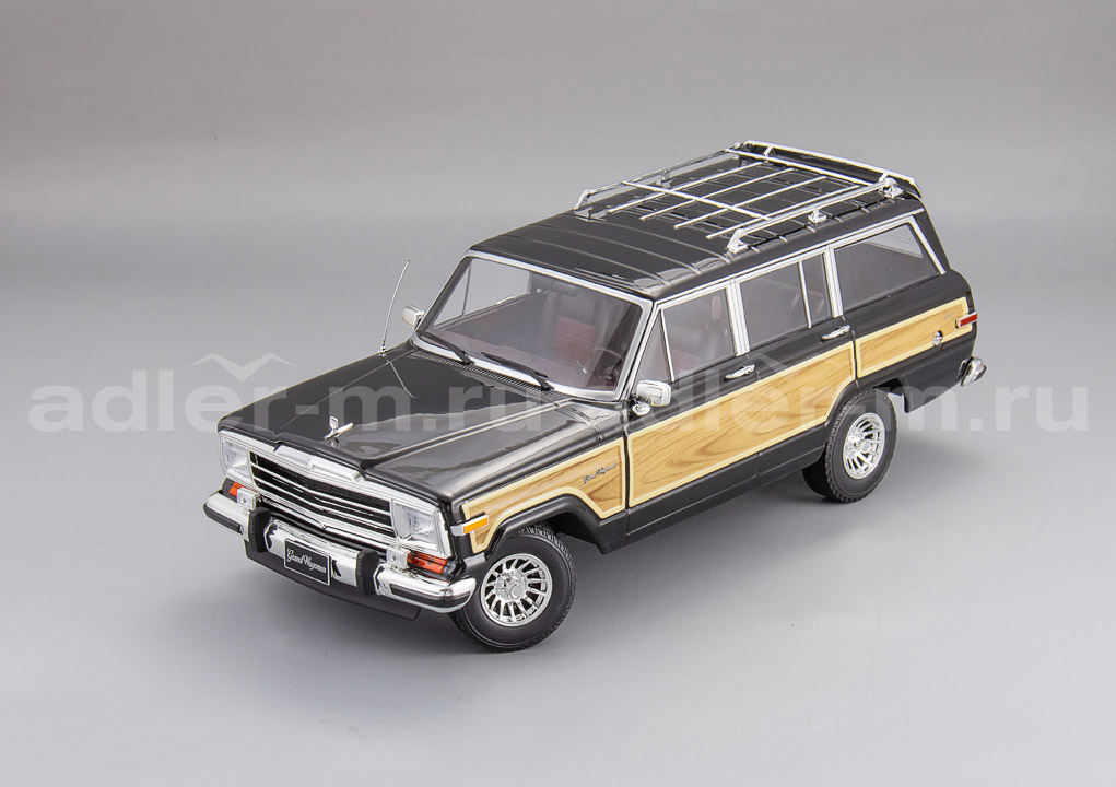 KK SCALE 1:18 Jeep Grand Wagoneer - 1989 (black) KKDC181113