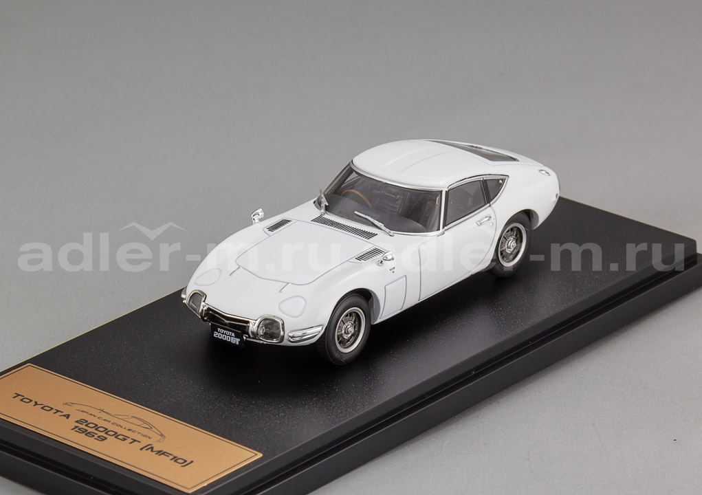 HACHETTE (Japan Car Collection) 1:43 Toyota 2000 GT MF10 - 1969 (white) JPL-7