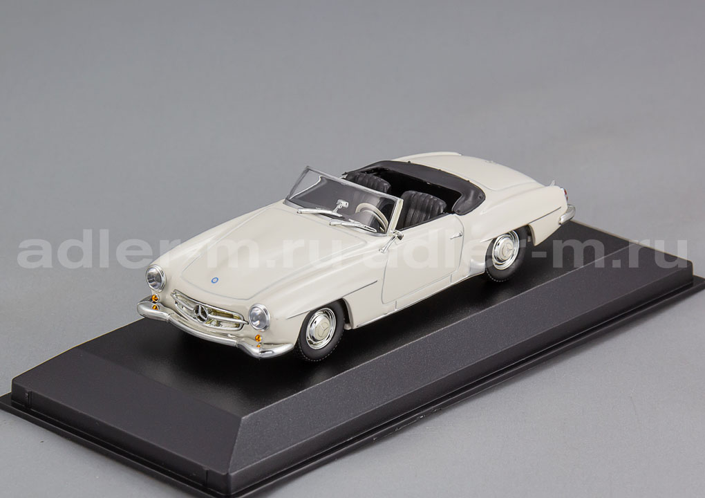 MINICHAMPS (MAXICHAMPS) 1:43 Mercedes-Benz 190 SL (W121) - 1955 (white) 940033132