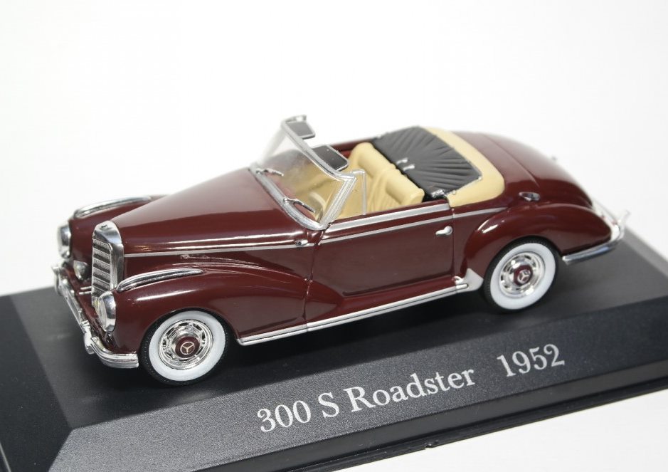 IXO (ALTAYA) 1:43 Mercedes-Benz 300S Roadster W188 1952 (burgundy) DC258