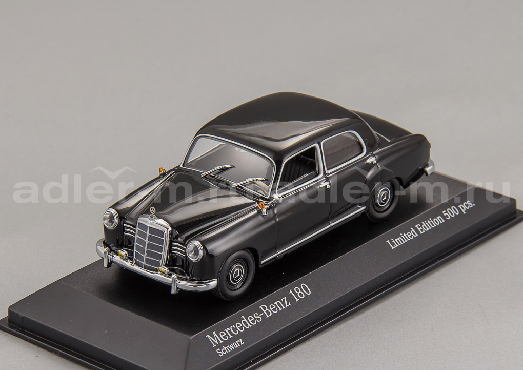 MINICHAMPS (MAXICHAMPS) 1:43 Mercedes-Benz 180 W120 Ponton - 1955 (black) 943033103