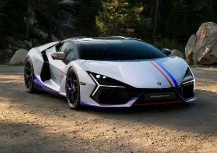 LOOKSMART 1:43 Lamborghini Revuelto NA63 (Bianco Sideralis with Livery) LS543NA63B