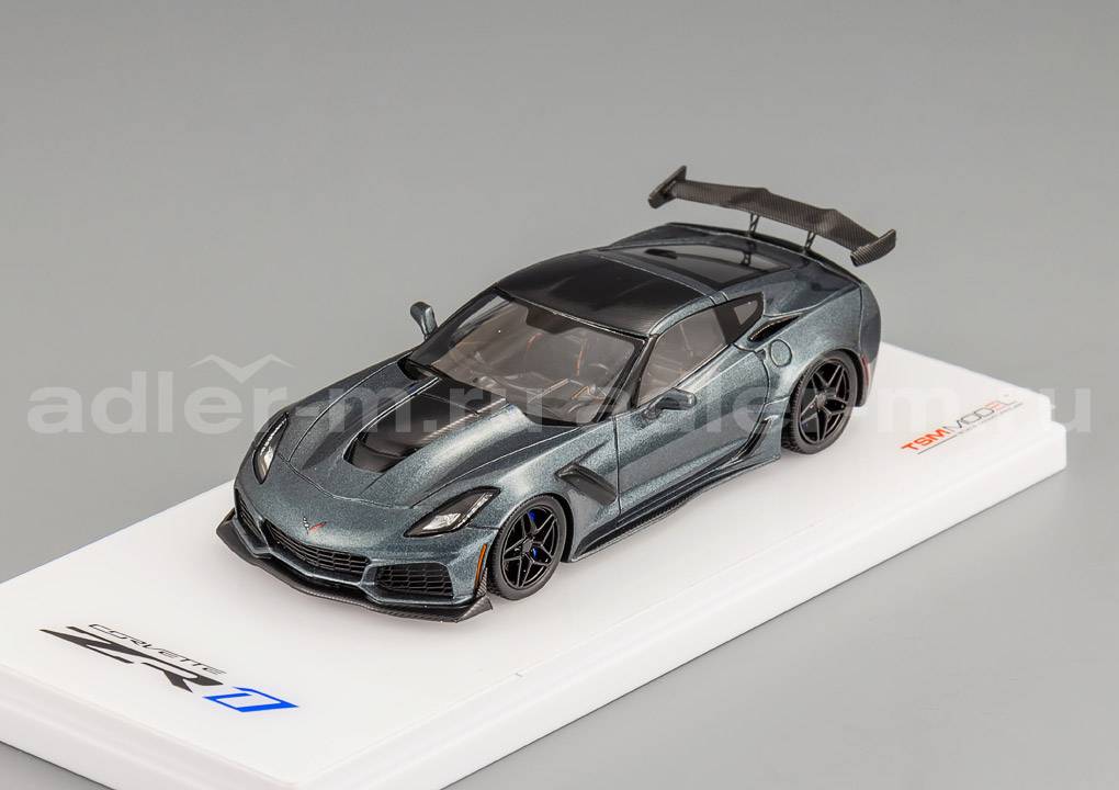 TRUESCALE MINIATURES 1:43 Chevrolet Corvette C7 ZR-1 (grey) TSM430366