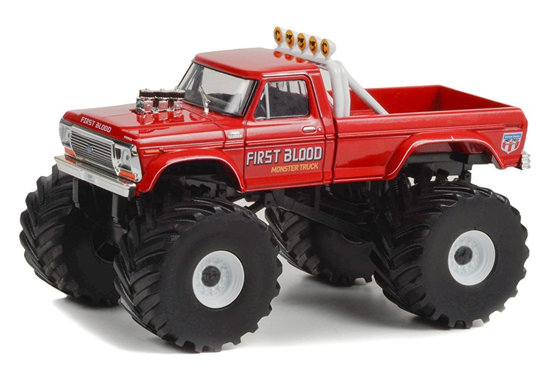 GREENLIGHT 1:43 Ford F-250 Monster Truck "First Blood" Bigfoot 1978 (колеса 66 дюймов) (red) 88052