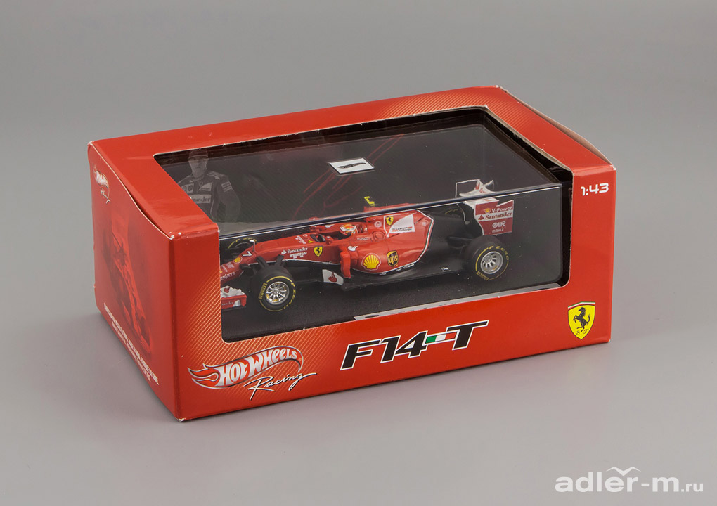 Ferrari 1:43 Ferrari F1 2014 F14 T #7 Raikkonen, with driver BLY70