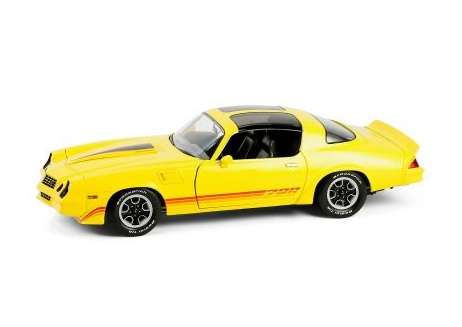 GREENLIGHT 1:18 Chevrolet Camaro Z28 T-Tops - 1980 (yellow) 13690
