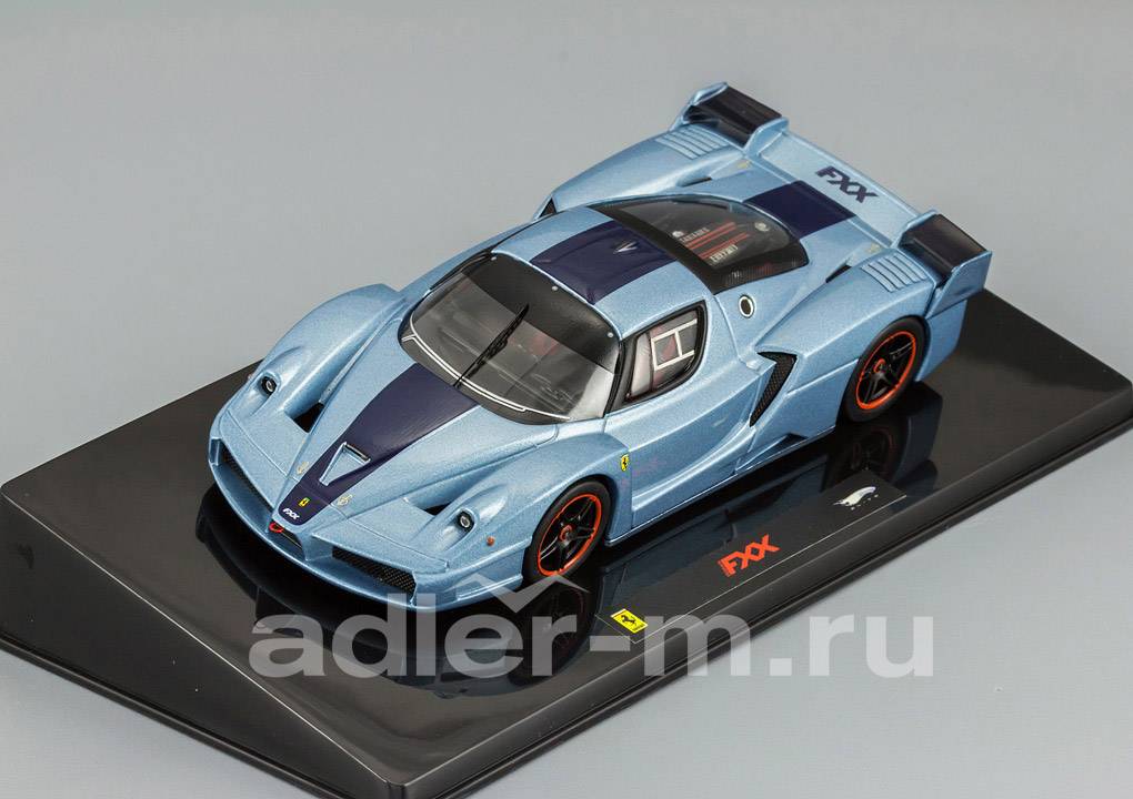 HOT WHEELS ELITE 1:43 Ferrari FXX (Turquoise/Blue Stripe) N5611