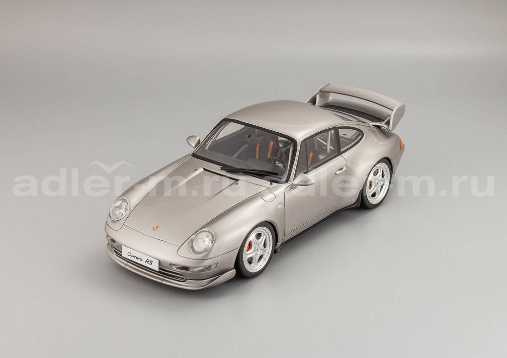 GT SPIRIT 1:18 Porsche 911 Carrera RS Club Sport 1995 (silver) GT739