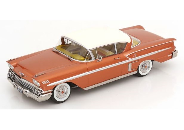 KK SCALE 1:18 Chevrolet Bel Air Impala Купе - 1958 (copper-metallic/cream) KKDC181591