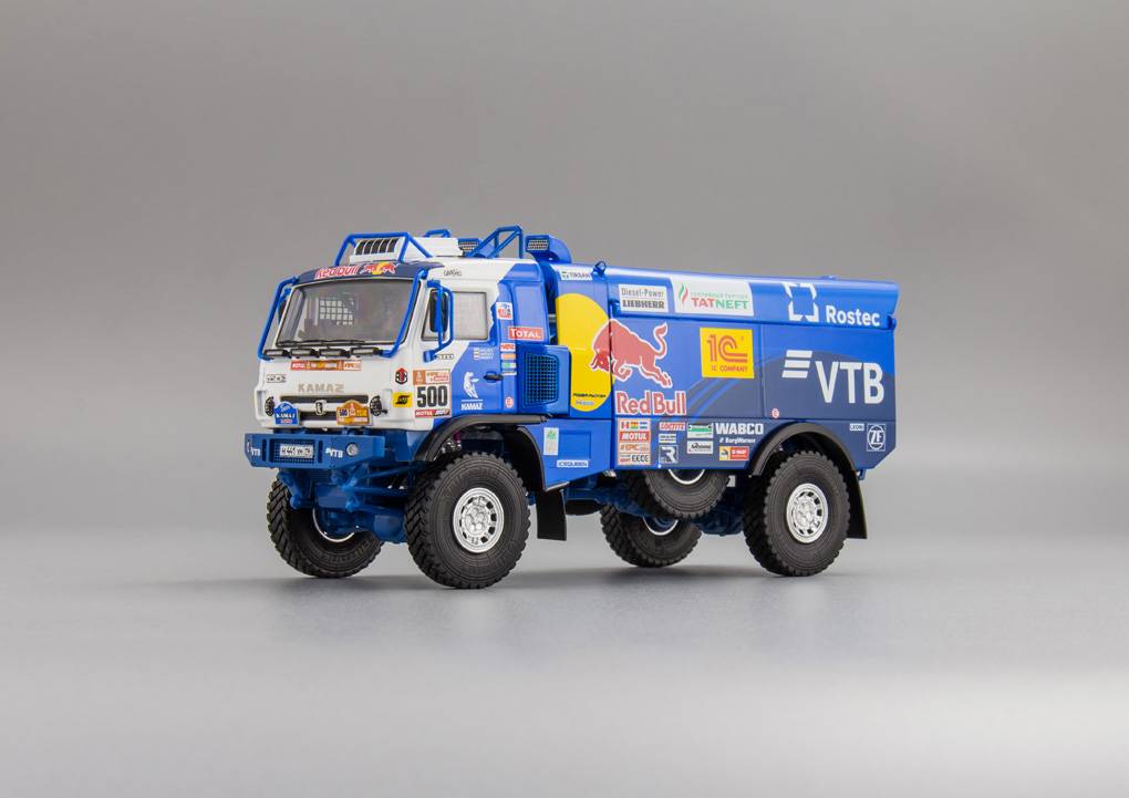 DIP MODELS 1:43 КАМАЗ 4326 #500 Победитель Ралли ДАКАР 2018. Николаев Э., Яковлев Е., Рыбаков В. 243271