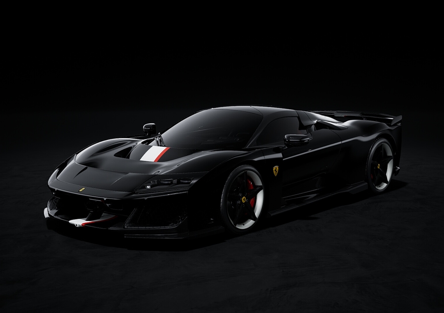 LOOKSMART 1:43 Ferrari F80 (Nero Daytona with Livery) LS559J