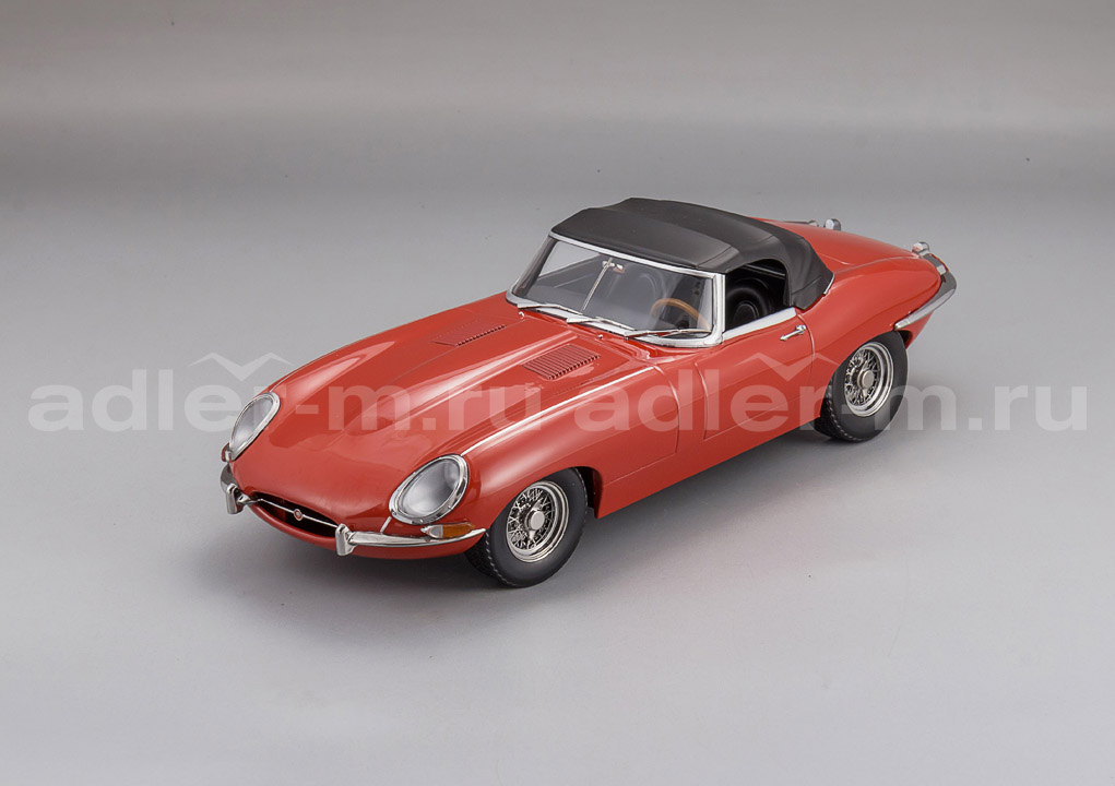 KK SCALE 1:18 Jaguar E-Type Convertible (closed) Series 1 RHD 1961 (red) KKDC180484
