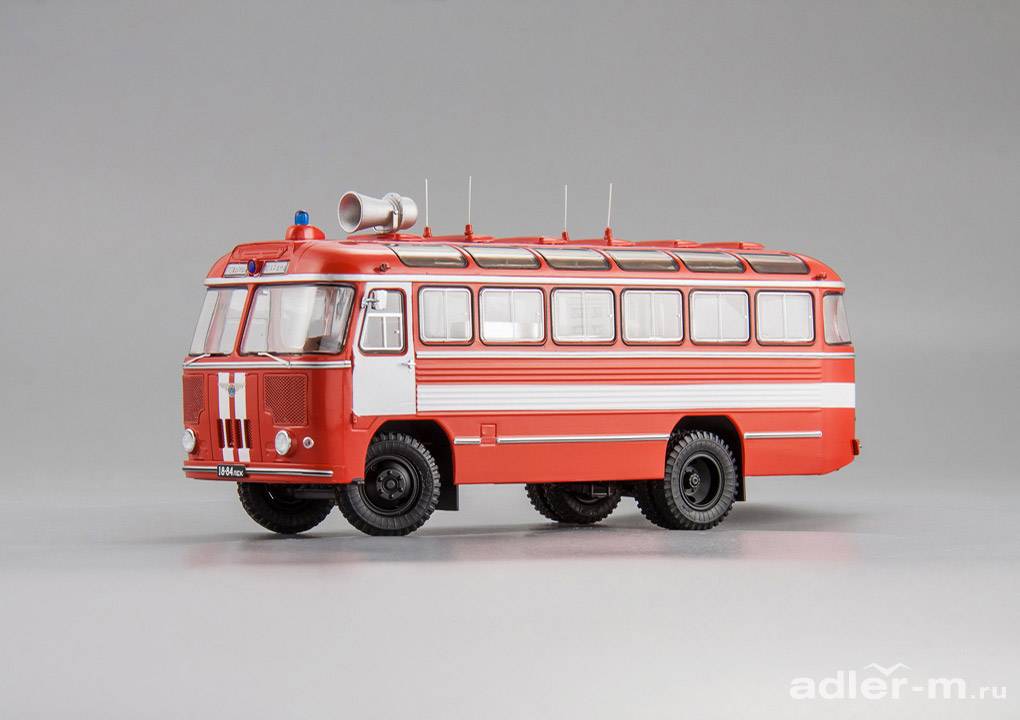 DIP MODELS 1:43 Павловский Автобус 652Б, Пожарная охрана 165224