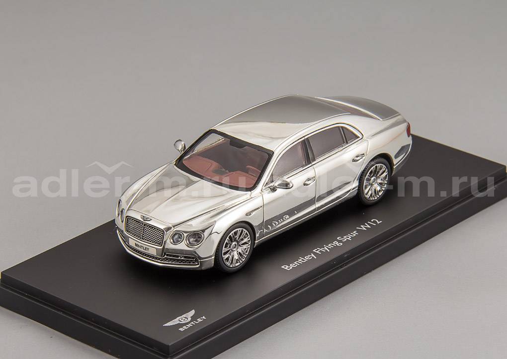 KYOSHO 1:43 Bentley Flying Spur W12 (silver plated) 05561SP
