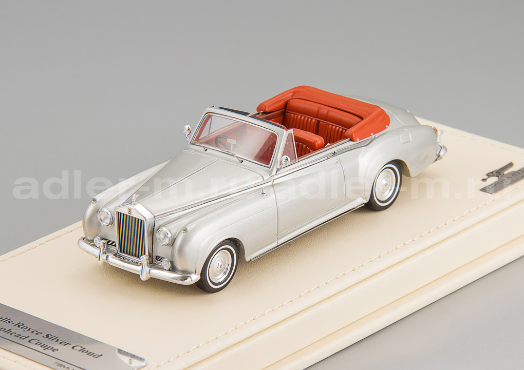 TRUESCALE MINIATURES 1:43 Rolls-Royce Silver Cloud Drophead Coupe 1959 (silver) TSMCE154309