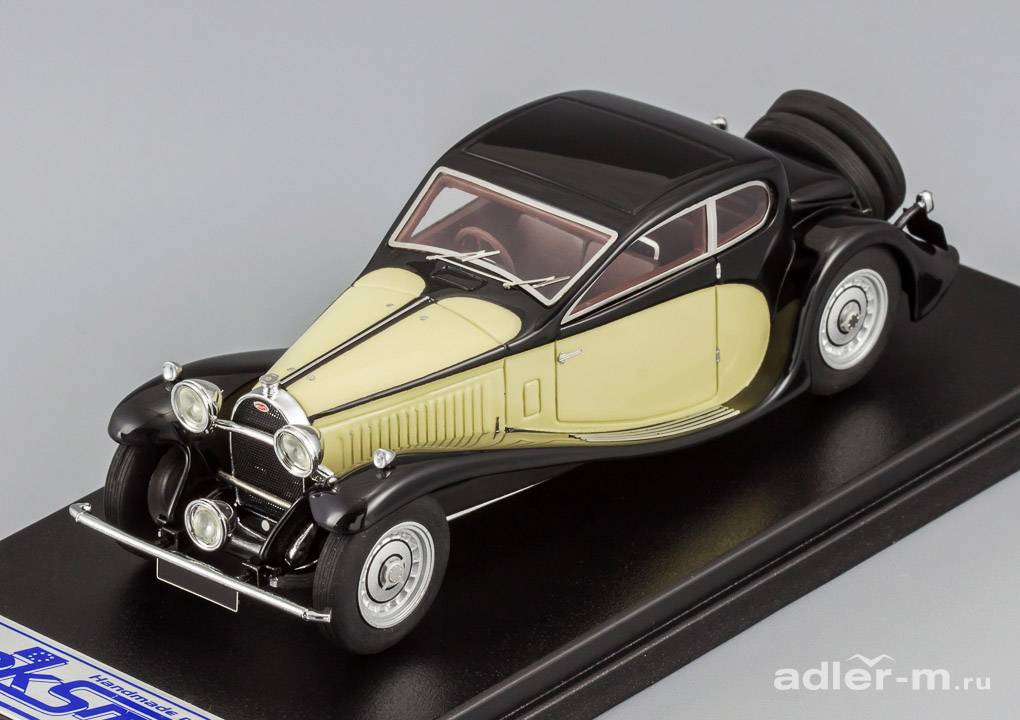LOOKSMART 1:43 Bugatti Type 50 T 1930 (black with cream) LS416C