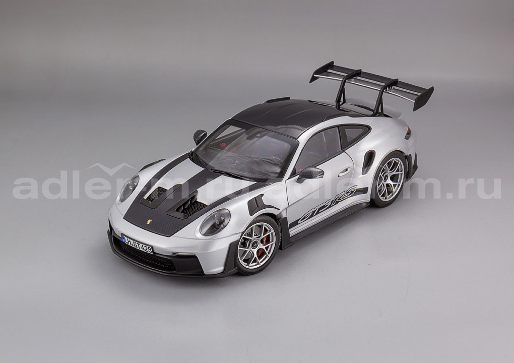 NOREV 1:18 Porsche 911 (992) GT3 RS Weissach Package - 2022 (silvermet) 187366