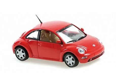 MINICHAMPS (MAXICHAMPS) 1:43 Volkswagen New Beetle - 1998 (red) 940058001