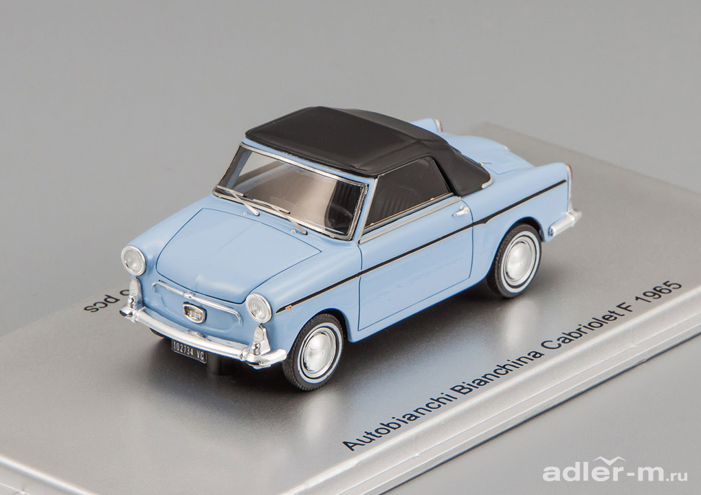 KESS SCALE MODELS 1:43 Autobianchi Bianchina Cabriolet F 1965 (lightblue) KE43022011