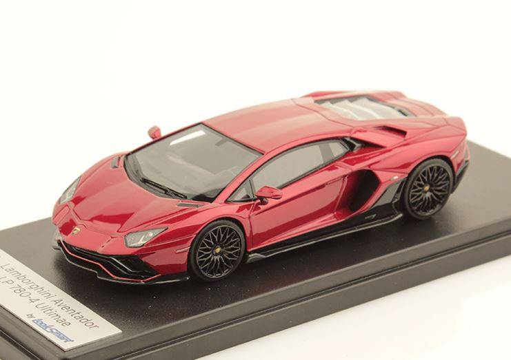 LOOKSMART 1:43 Lamborghini Aventador Ultimae (rosso efesto) LS525C