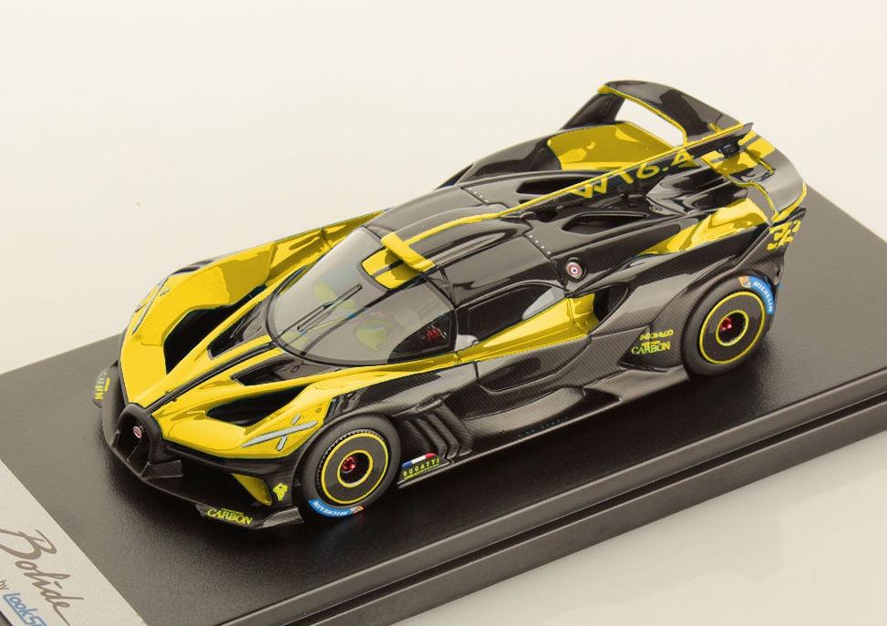 LOOKSMART 1:43 Bugatti Bolide - 2021 (Jaune Molsheim) LS528D