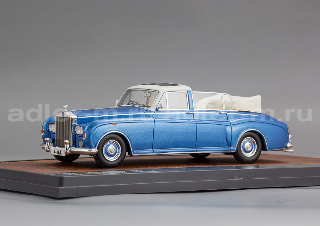 MATRIX 1:43 Rolls-Royce Phantom VI Landaulette - 1973 (blue met) MX41705-162