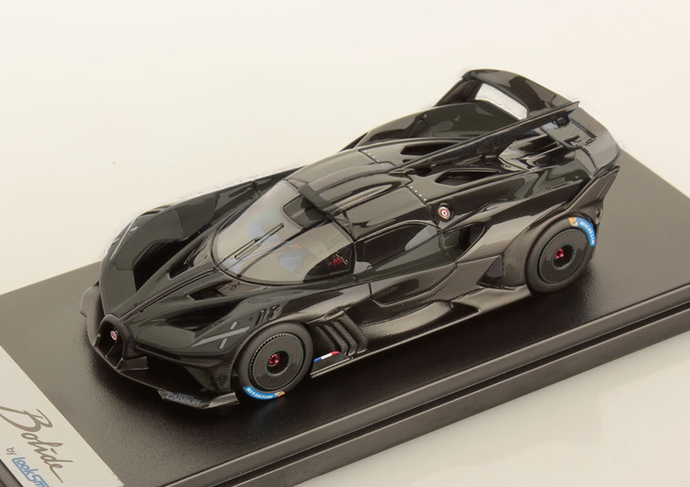 LOOKSMART 1:43 Bugatti Bolide - 2021 (Full Carbon Matt) LS528F