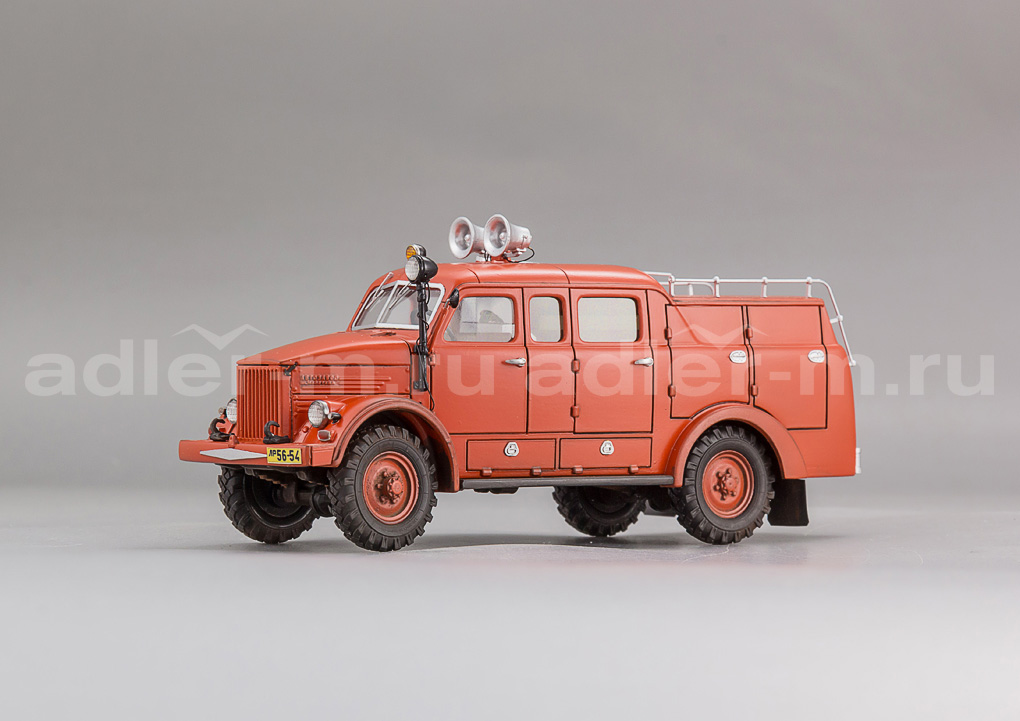 САРЛАБ 1:43 Штаб пожаротушения АШ-6(63) на шасси 63, Ленинградский гарнизон 1953 г. (со следами экспл.) SL-232S1