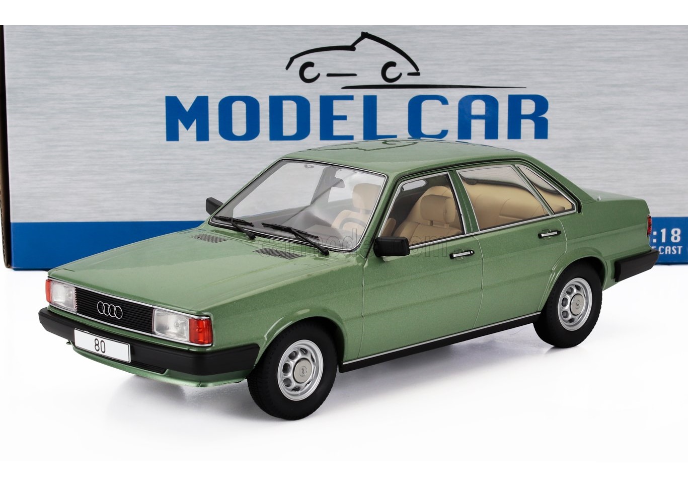 MCG 1:18 Audi 80 (B2) - 1978 (green metallic) MCG18525