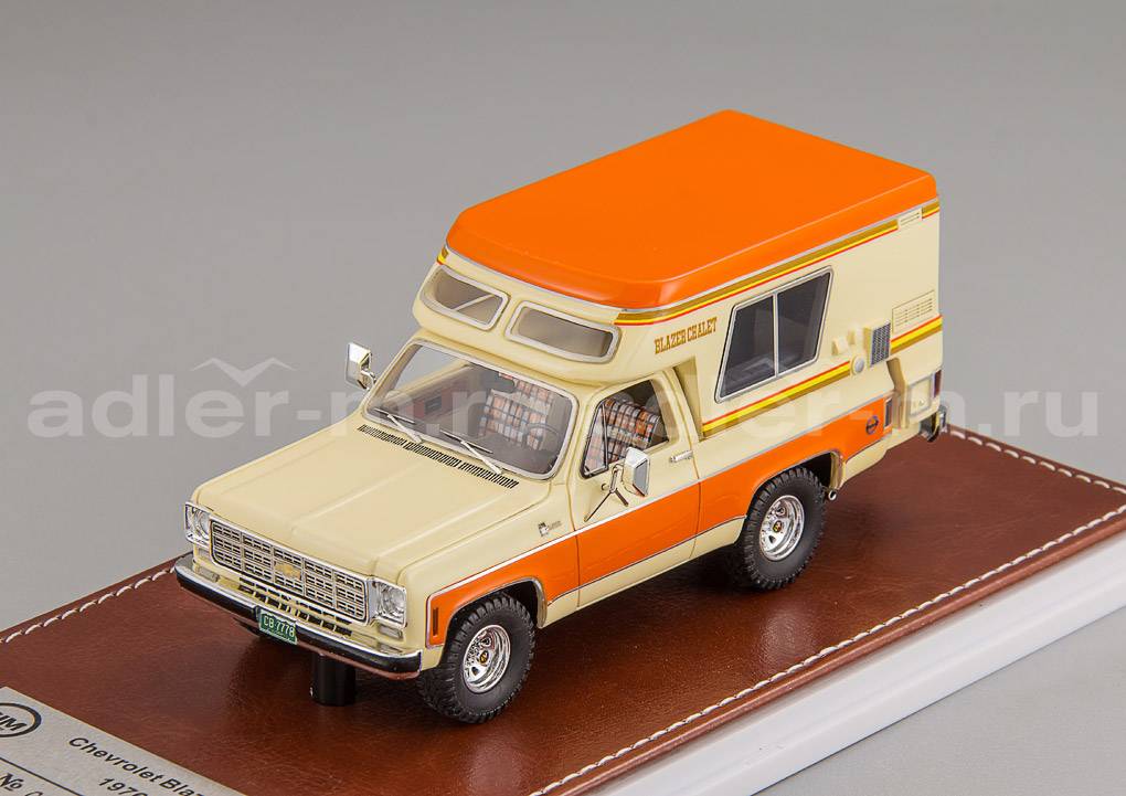 GLM (GIM) 1:43 Chevrolet Blazer Chalet Camper 4х4 (кемпер) - 1978 (orange / creme) GIM069B