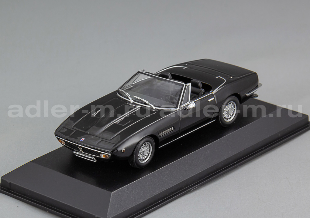 MINICHAMPS (MAXICHAMPS) 1:43 Maserati Ghbli Spyder – 1969 (black) 940123331