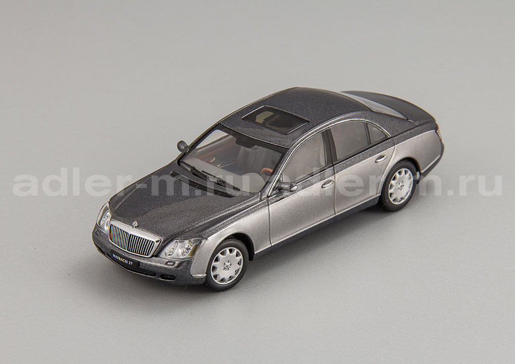 AUTOART 1:43 Maybach 57 SWB 2003 (himalayas grey dark/himalayas grey bright) 56153