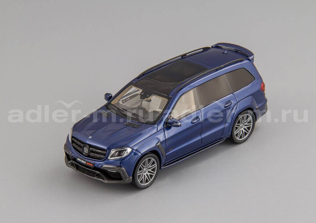 MINICHAMPS 1:43 Brabus 850 Widestar XL, based on Mercedes AMG GLS 63 2017 (blue) 437037364
